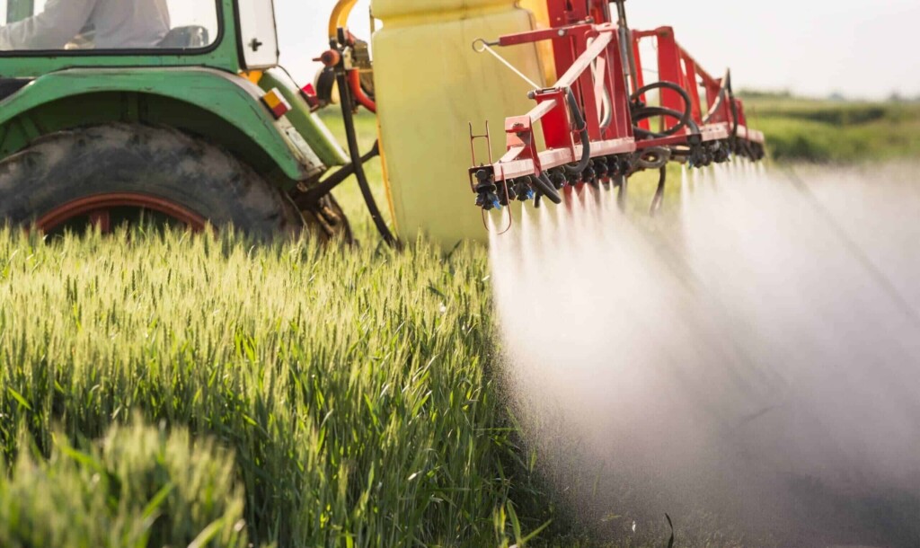 insecticide being sprayed with insecticide 